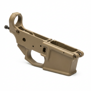 Mega Arms MKM AR-15 Billet Lower (FDE) — AR-15 Lower Lab